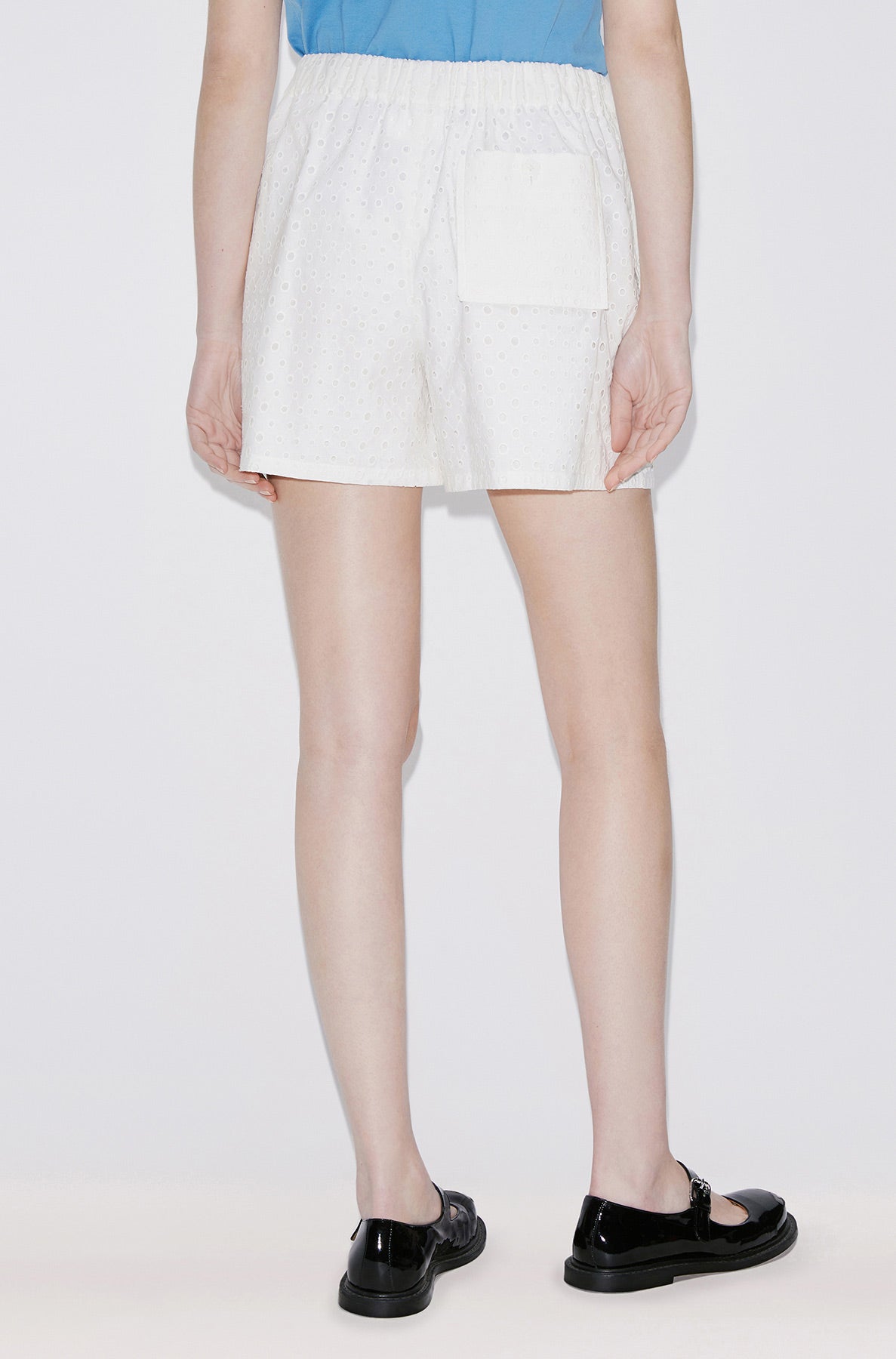 Short en broderie anglaise - Off White