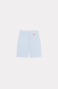 Short de tailoring en lin - Sky Blue