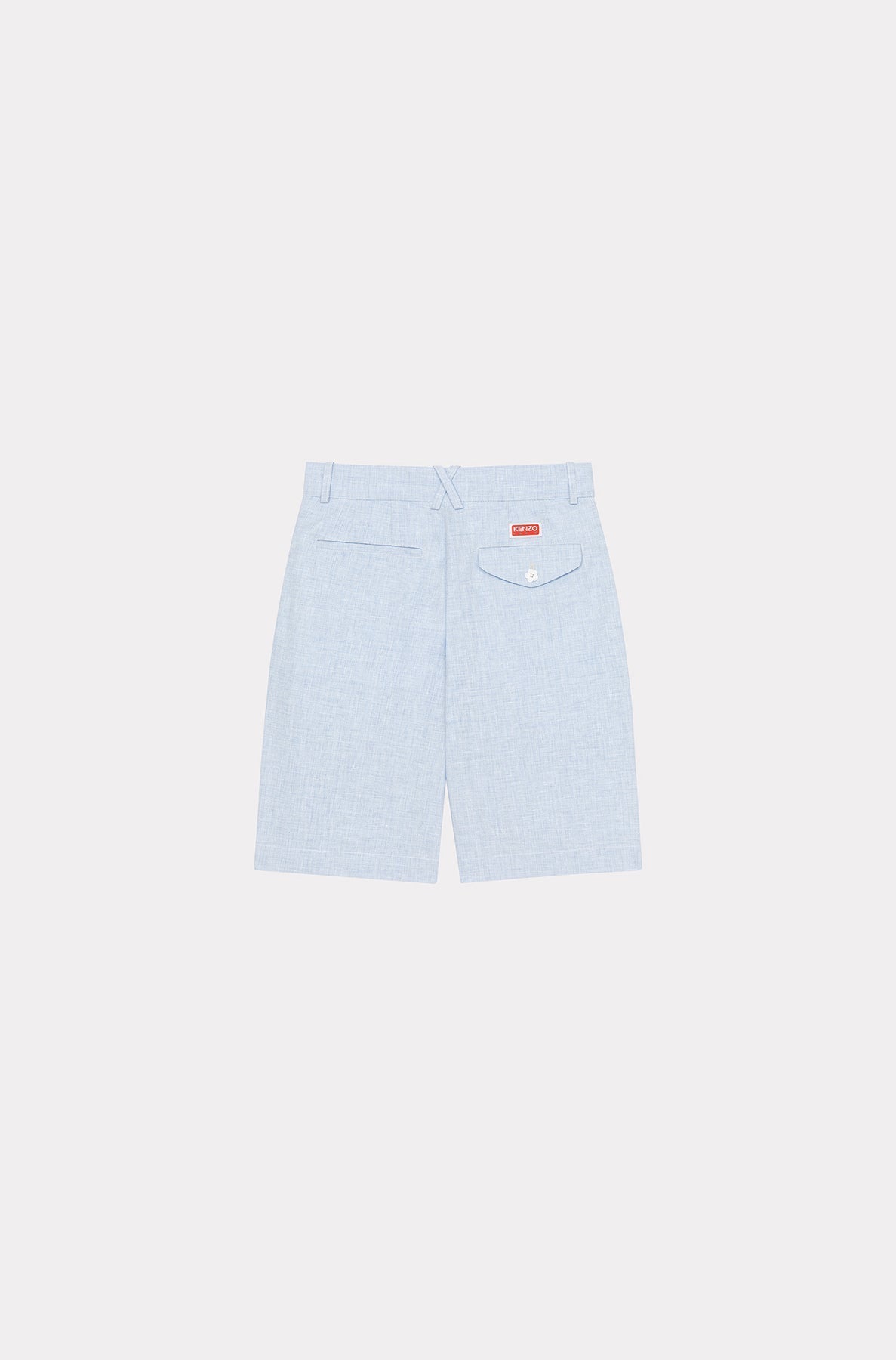 Short de tailoring en lin - Sky Blue
