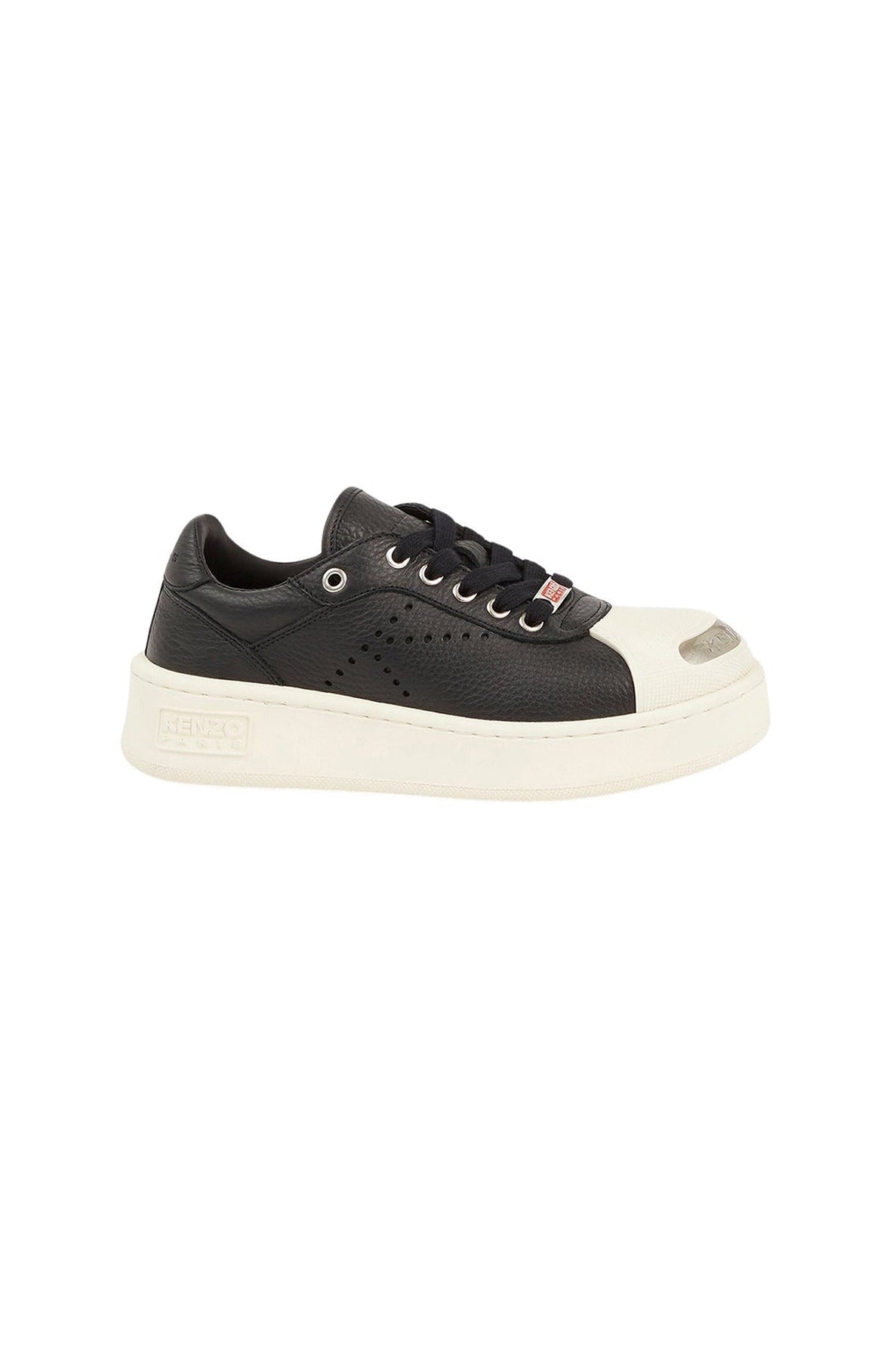 Baskets Kenzo Hoops en cuir - Black