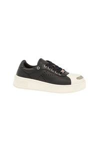 Kenzo Hoops leather trainers - Black