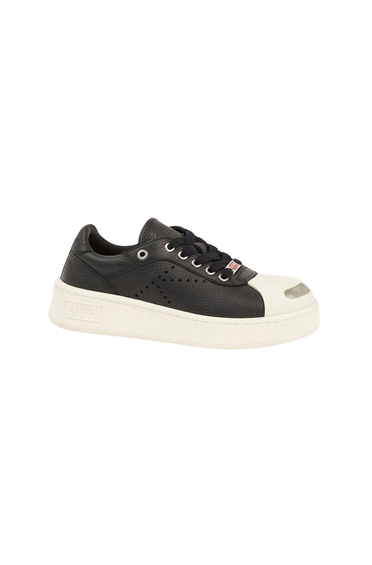 Kenzo Hoops leather trainers - Black