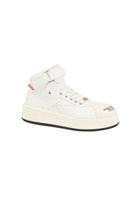 Baskets montantes Kenzo Hoops en cuir - White