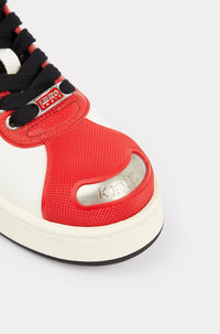 Kenzo Hoops high-top trainers in leather - Medium Red