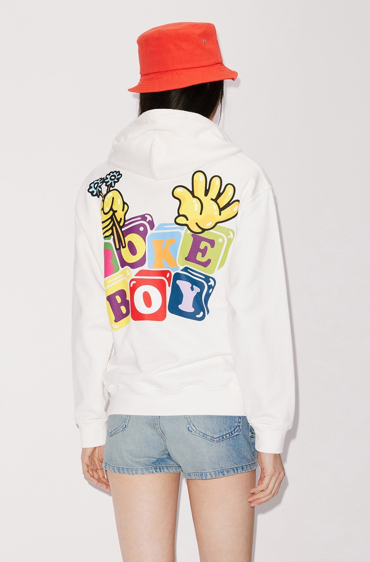 Sweatshirt à capuche Boke Boy - Off White