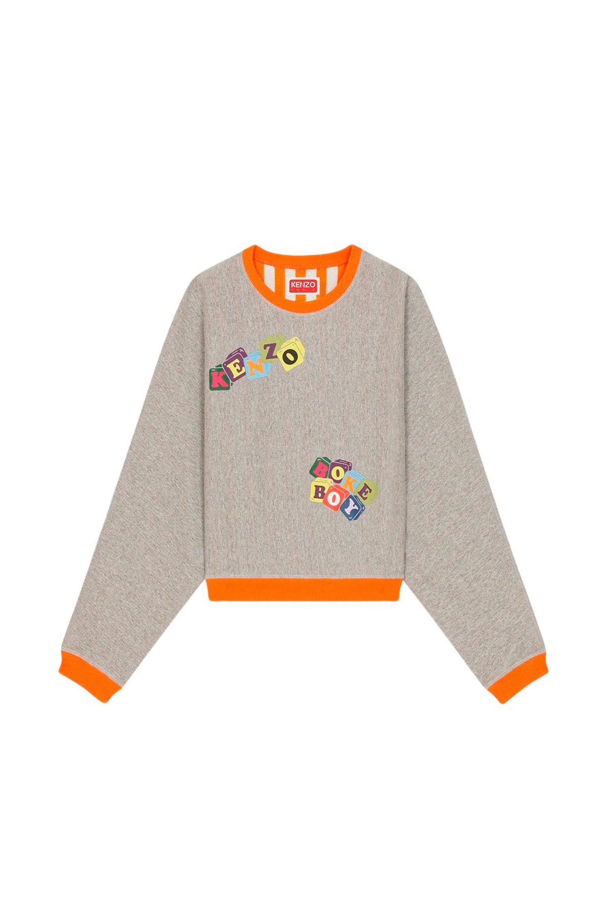 Sweatshirt réversible "Boke Boy" - Pearl Grey