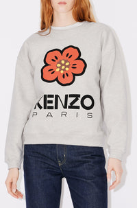 Sweatshirt Boke Flower - Pale Grey