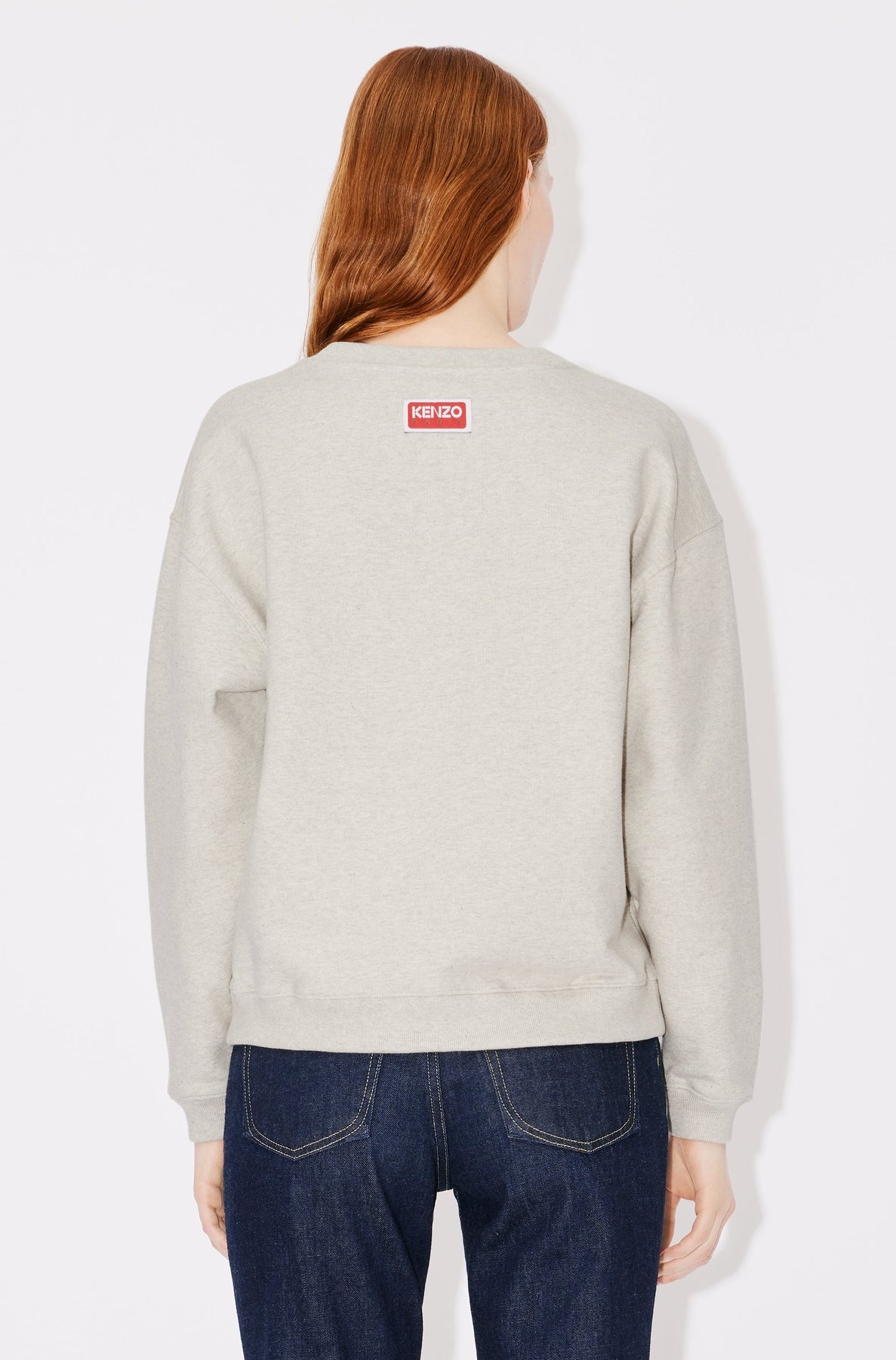 Sweatshirt Boke Flower - Pale Grey