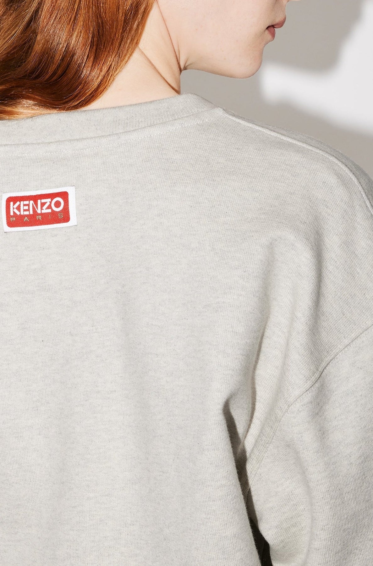 Sweatshirt Boke Flower - Pale Grey