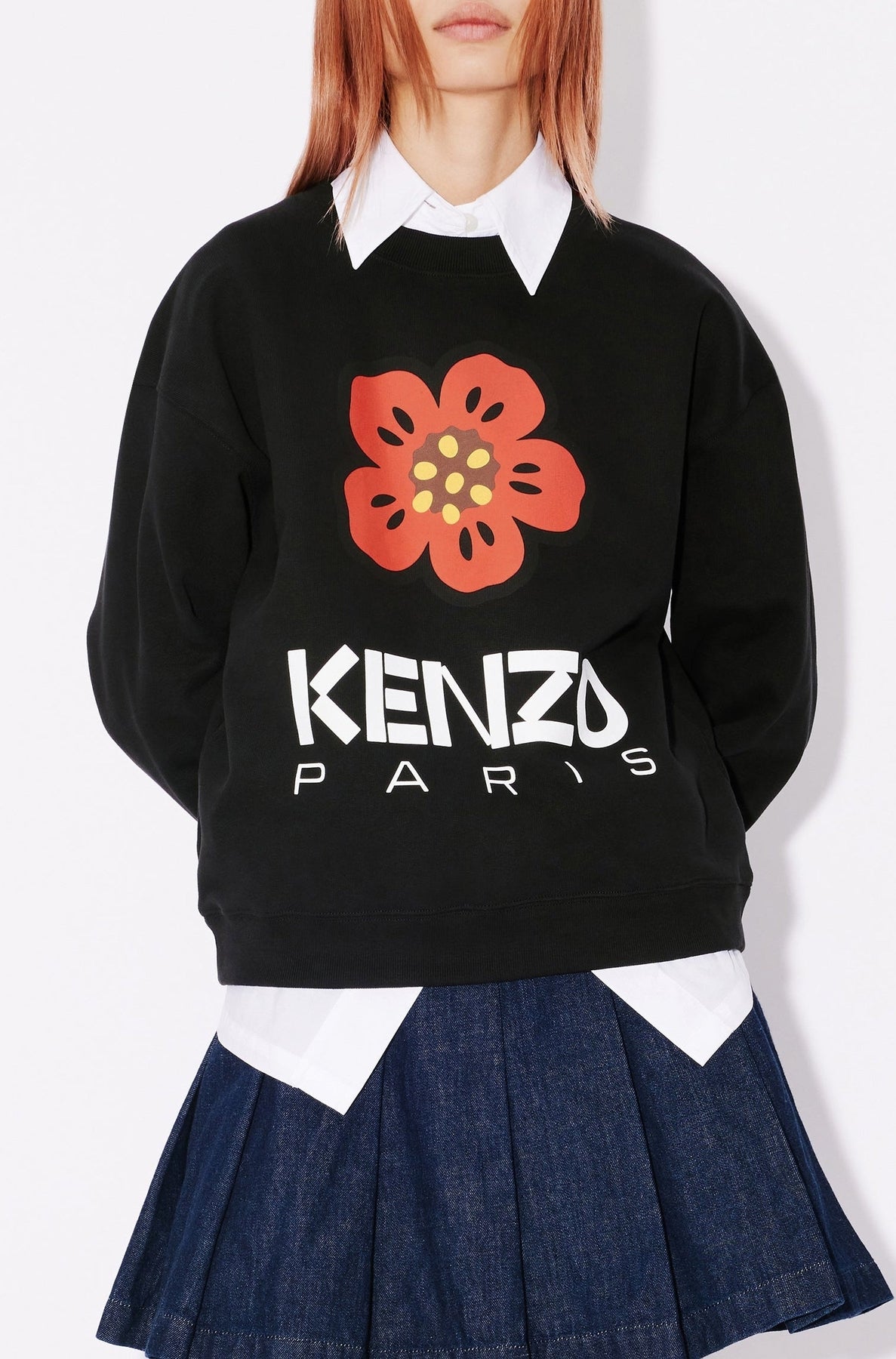 Sweatshirt Boke Flower - Black