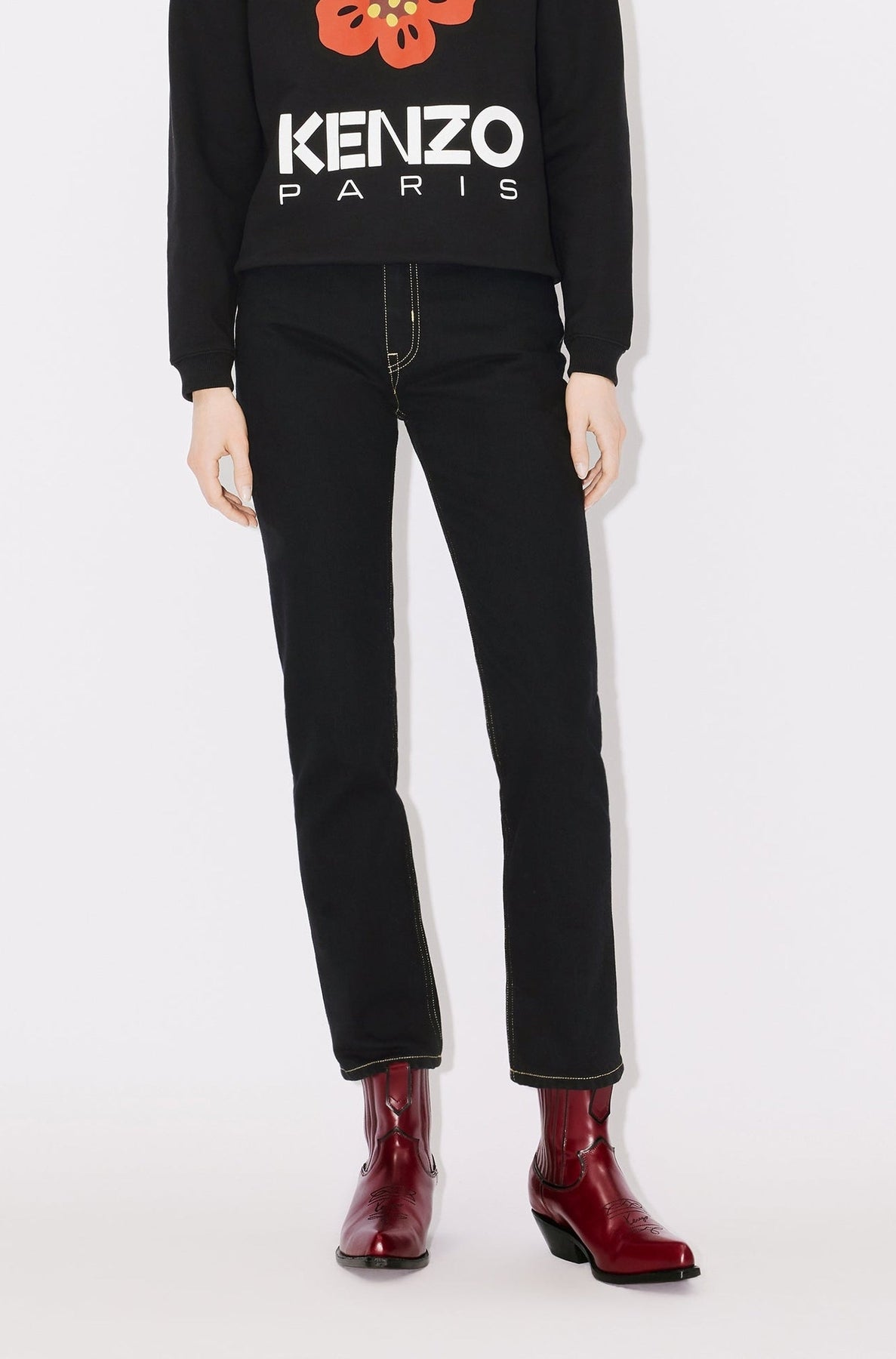 Sweatshirt Boke Flower - Black