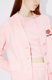 Cardigan Boke Flower - Faded Pink