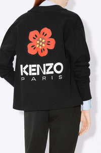 Cardigan Boke Flower - Black