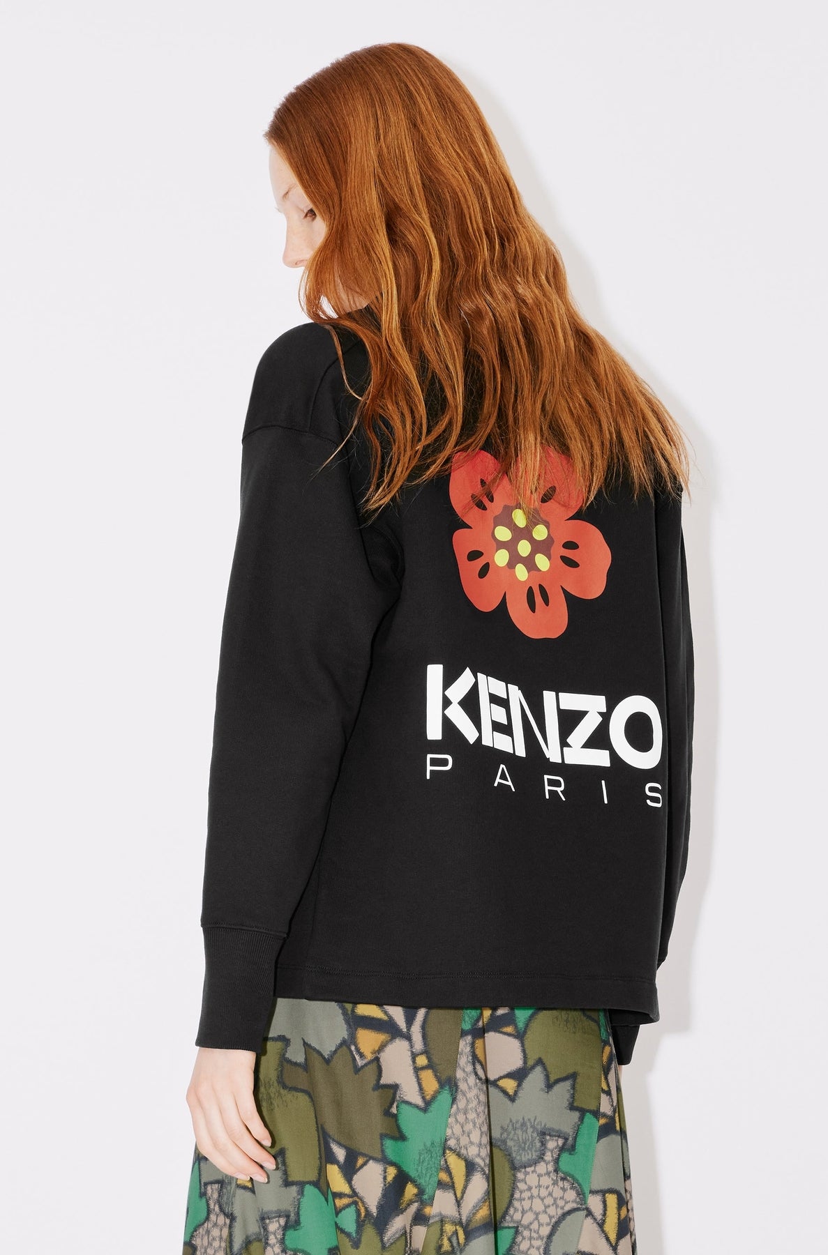 Cardigan Boke Flower - Black