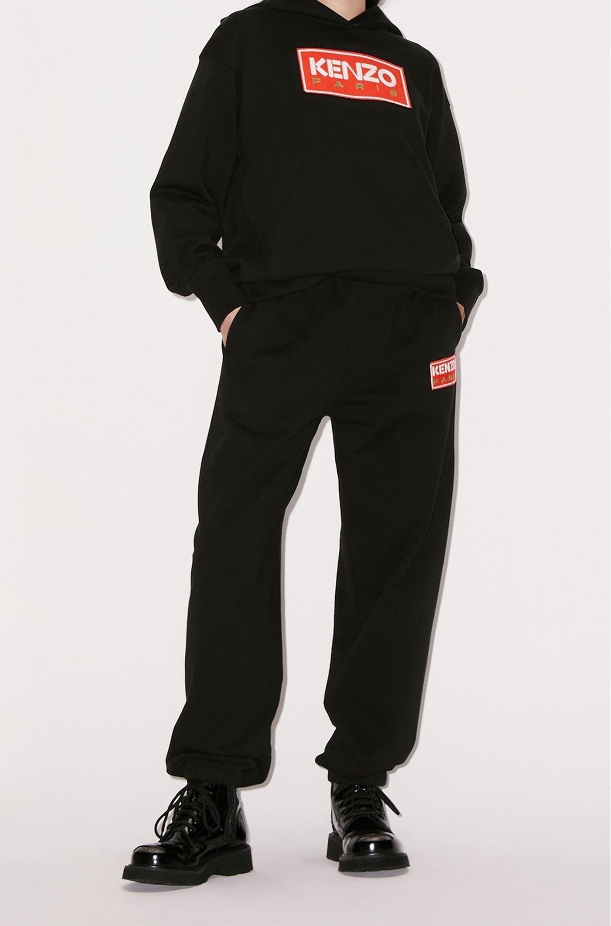 Sweatshirt à capuche Kenzo Paris - Black
