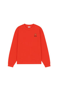 Sweatshirt brodé "Boke Flower" - Medium Red