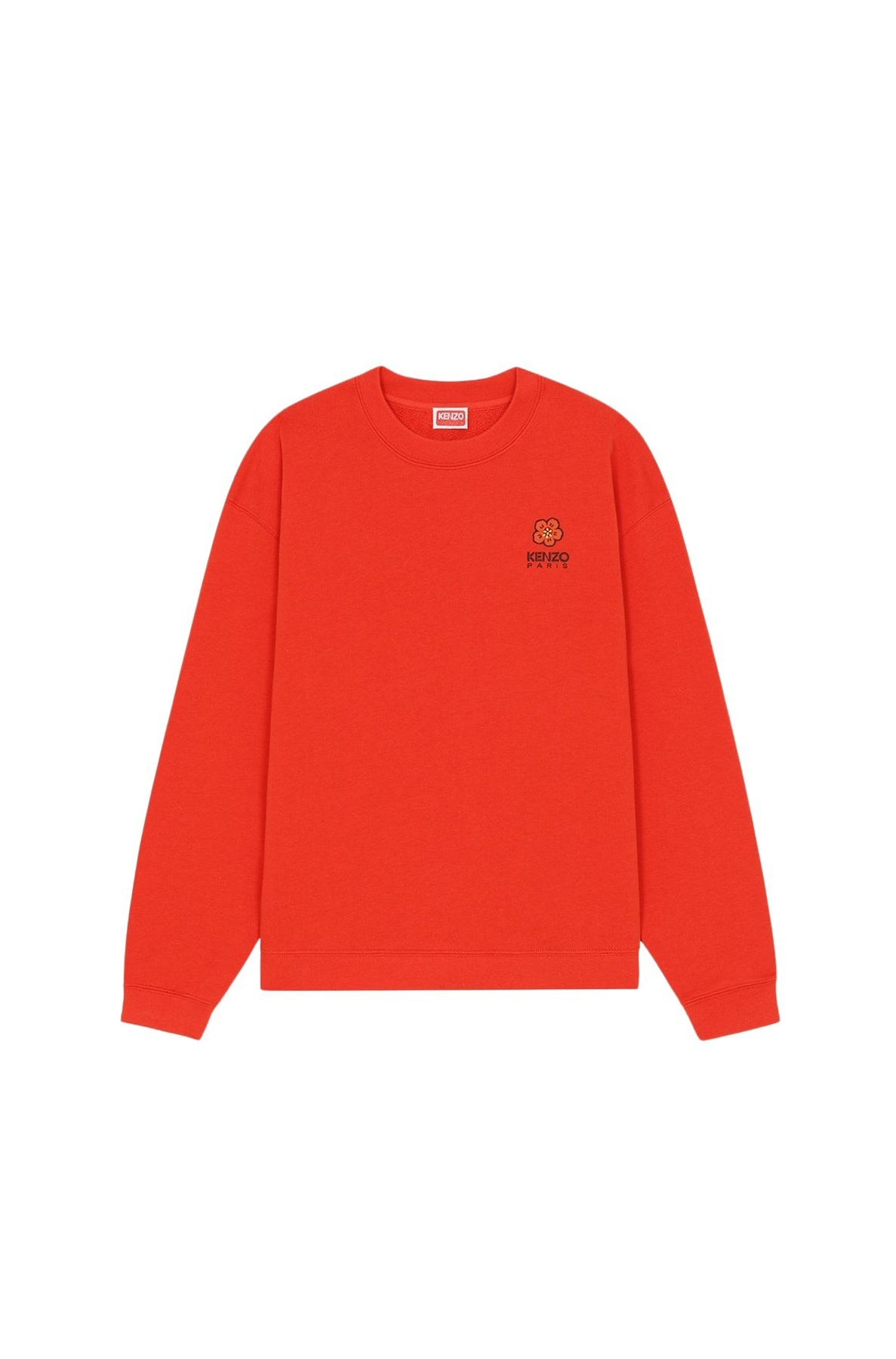 Sweatshirt brodé "Boke Flower" - Medium Red
