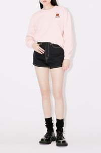 Boke Flower embroidered sweatshirt - Faded Pink