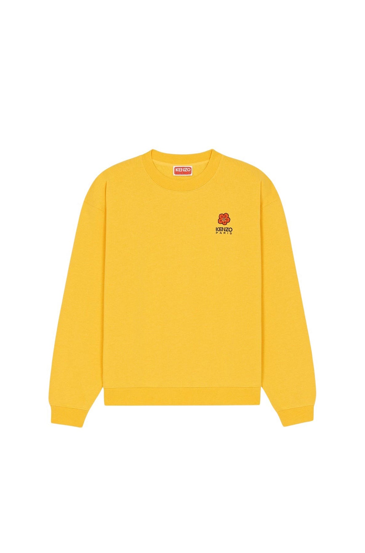 Sweatshirt brodé "Boke Flower" - Golden Yellow