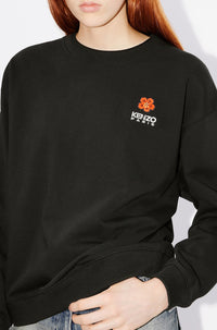 Boke Flower embroidered sweatshirt - Black