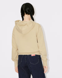 Sweatshirt à capuche brodé "Boke Flower" - Camel