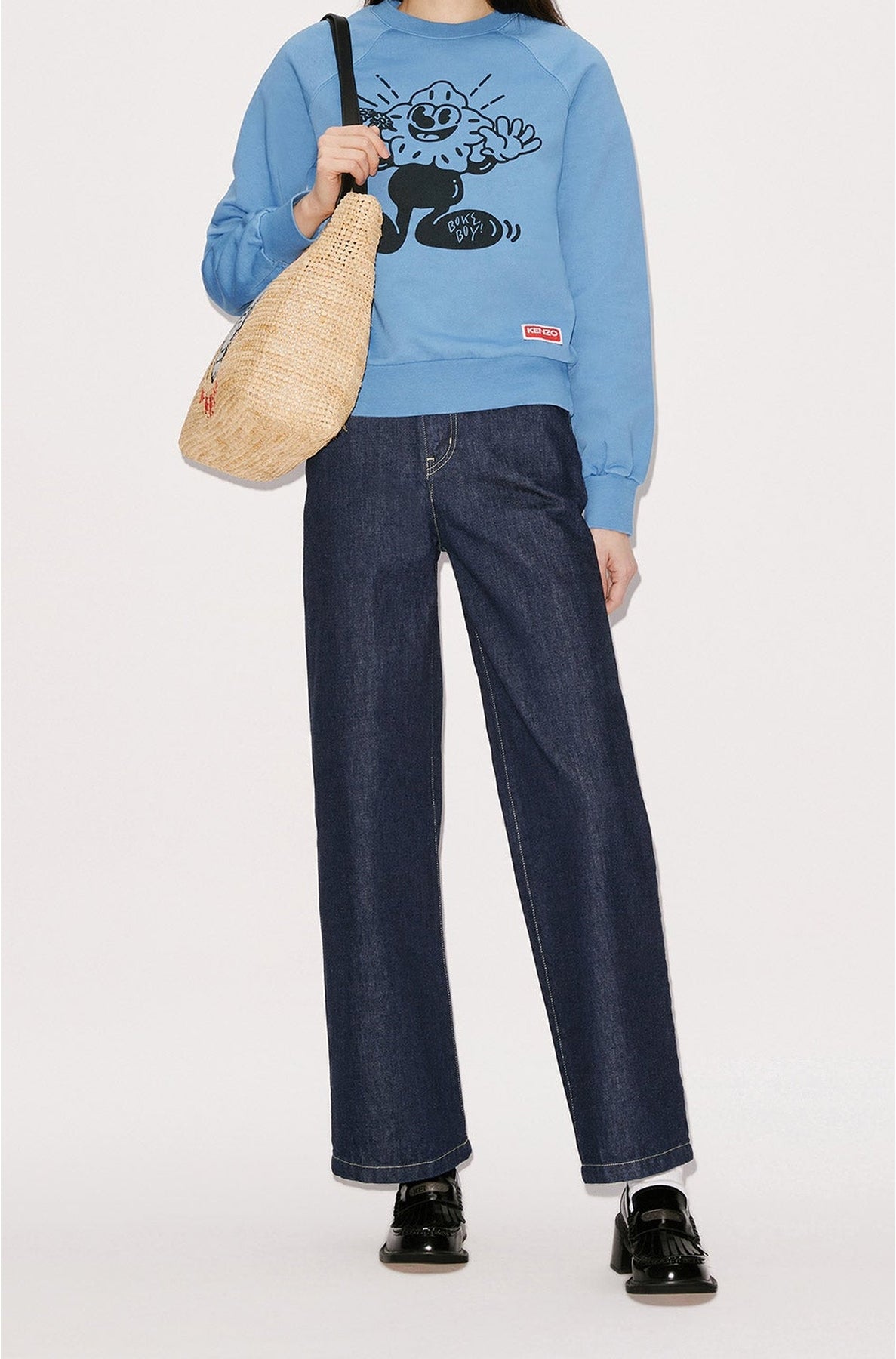 Sweatshirt Boke Boy - Cyan