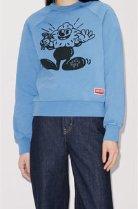 Sweatshirt Boke Boy - Cyan
