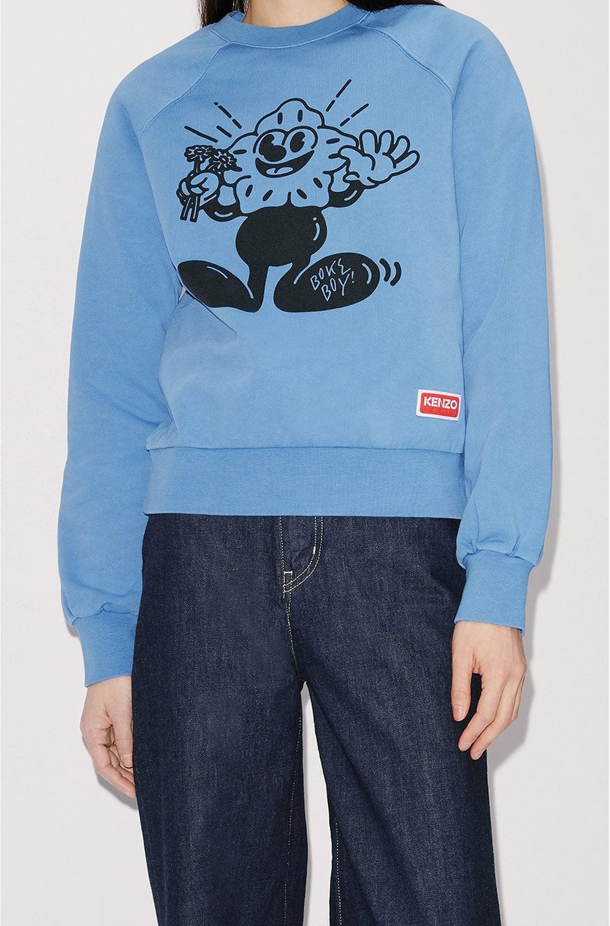 Sweatshirt Boke Boy - Cyan