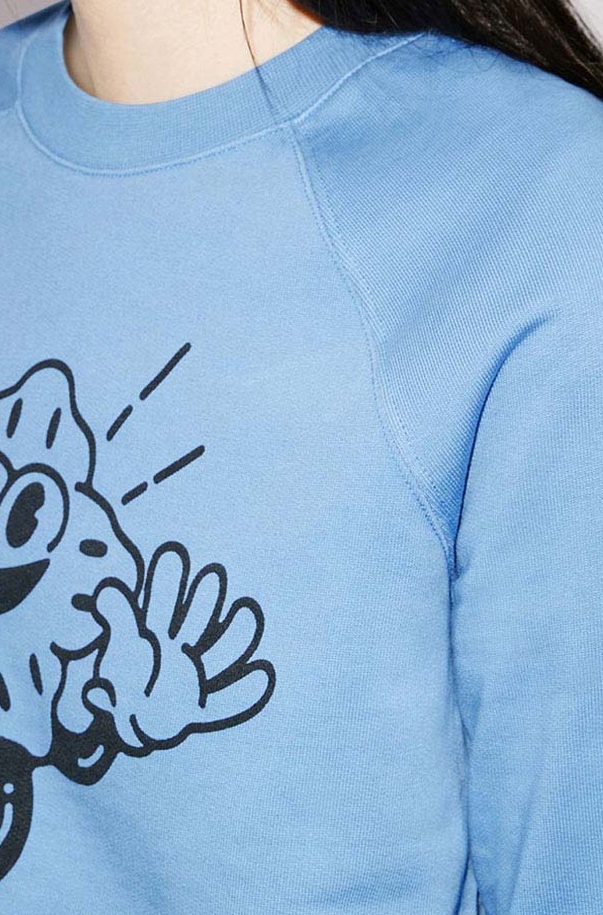 Sweatshirt Boke Boy - Cyan