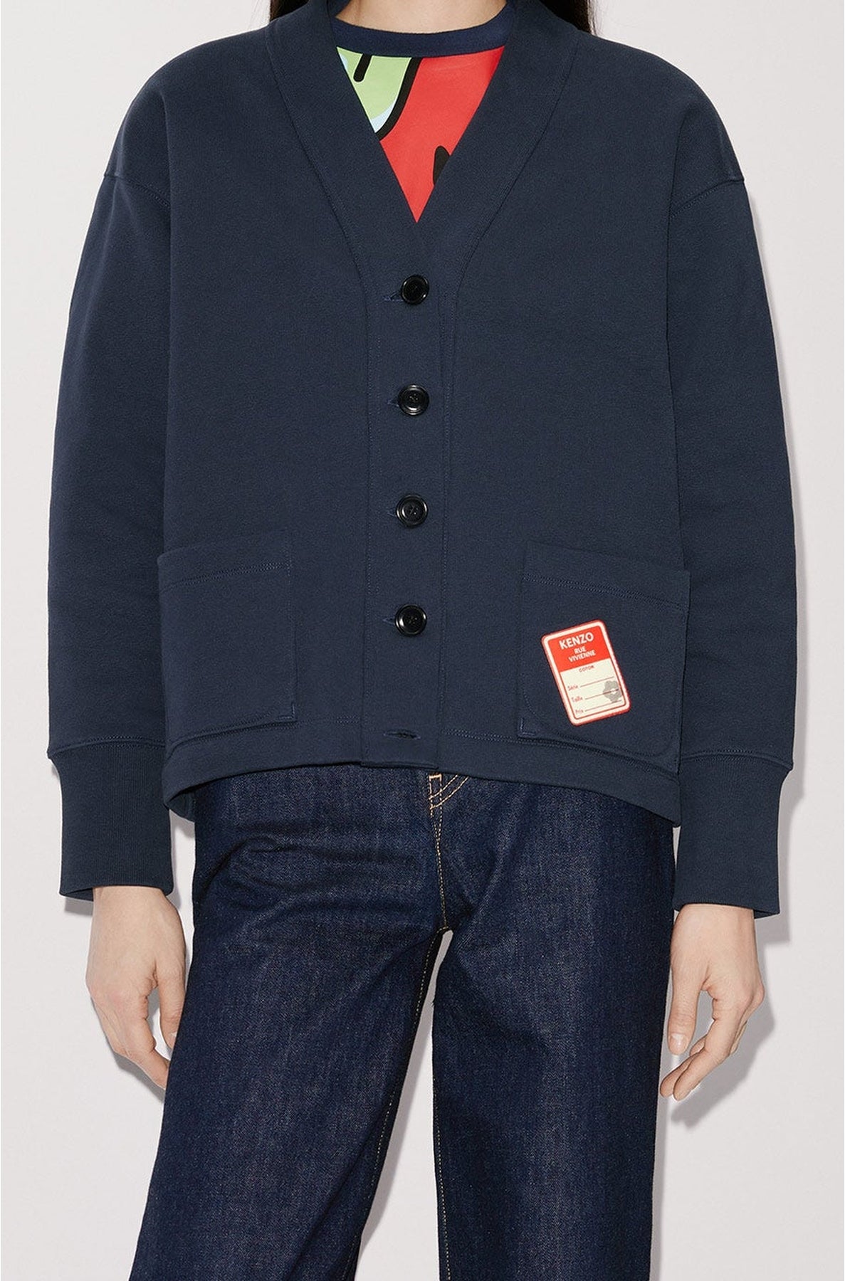 Cardigan Kenzo Rue Vivienne - Midnight Blue