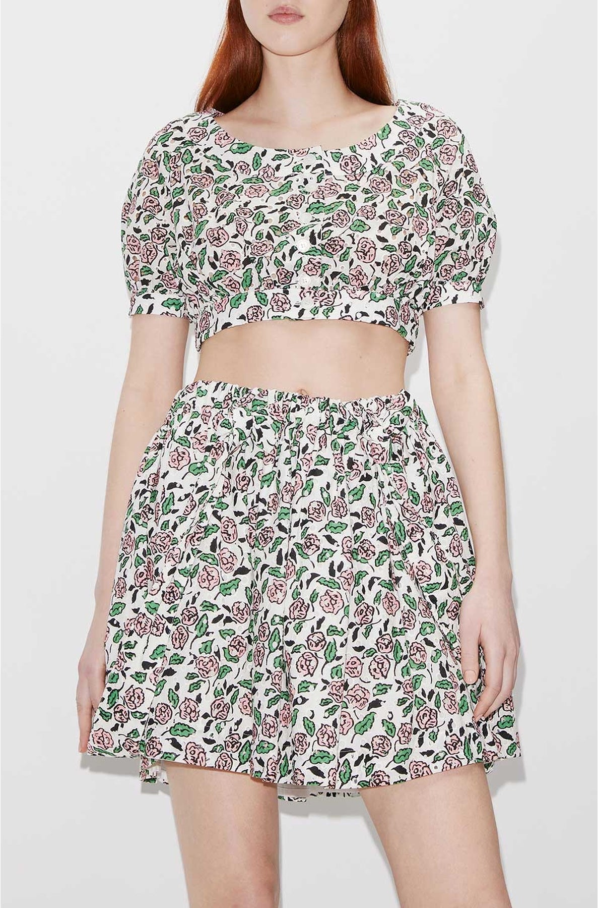 Blouse en broderie anglaise - Off White