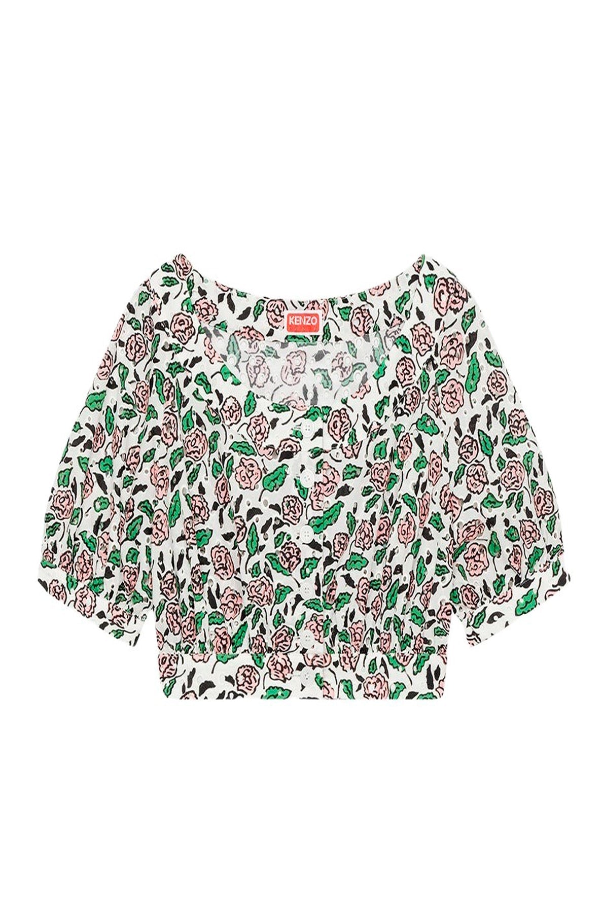 Blouse en broderie anglaise - Off White