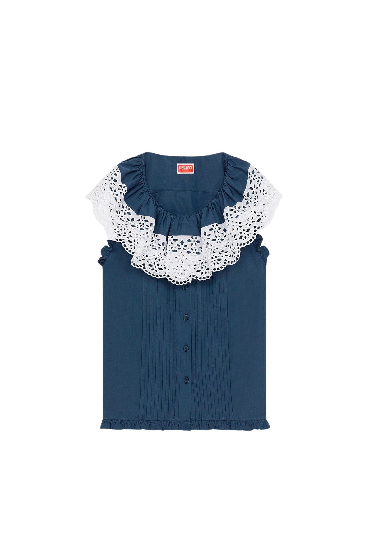 Blouse en broderie anglaise - Midnight Blue