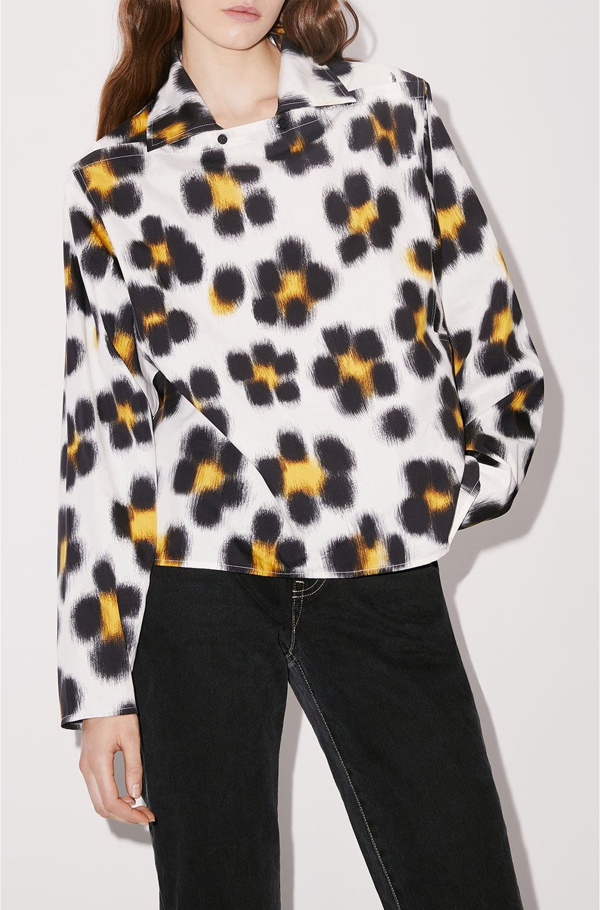 Blouse 'Hana Leopard' - Off White