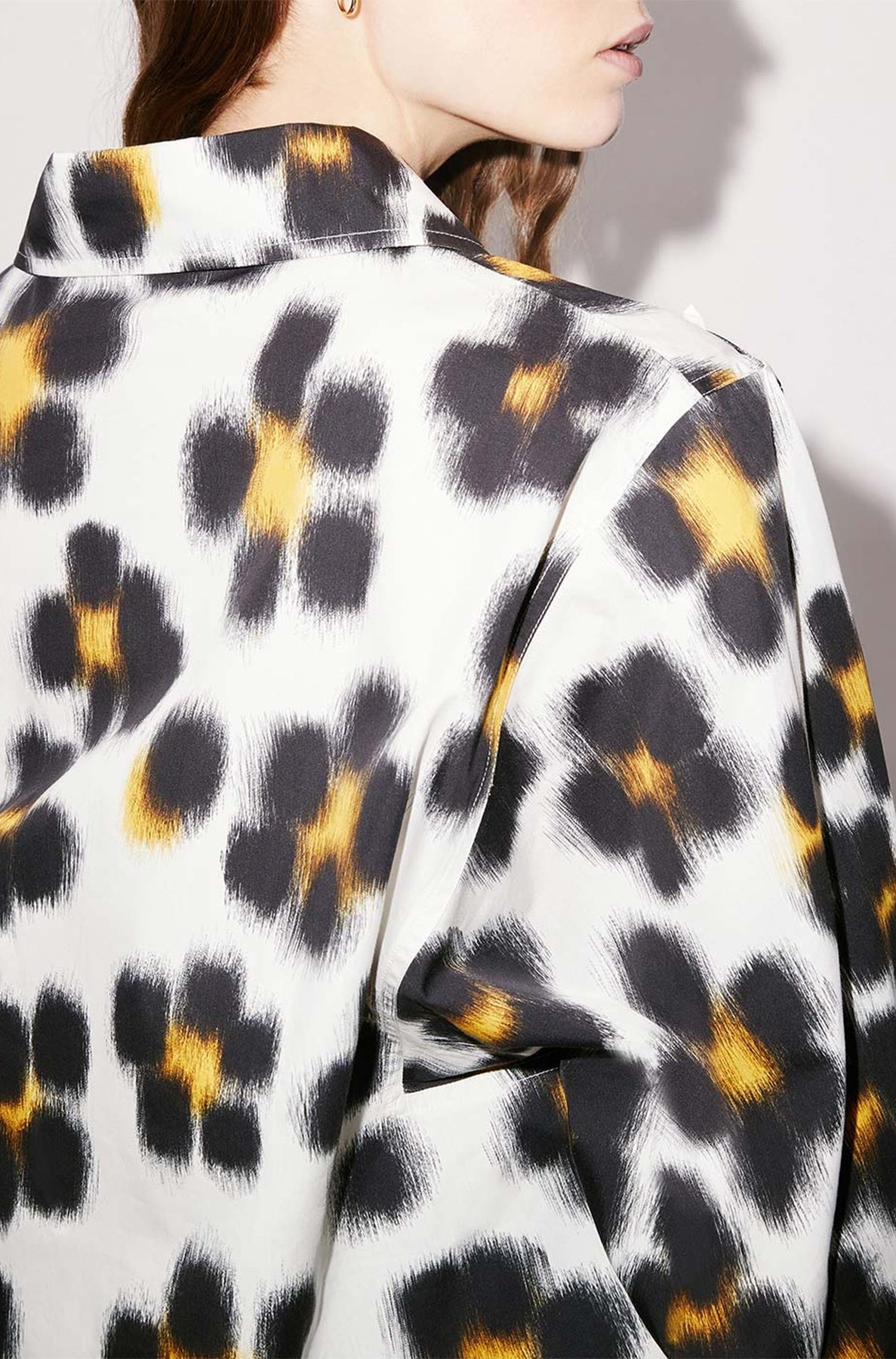 Blouse 'Hana Leopard' - Off White