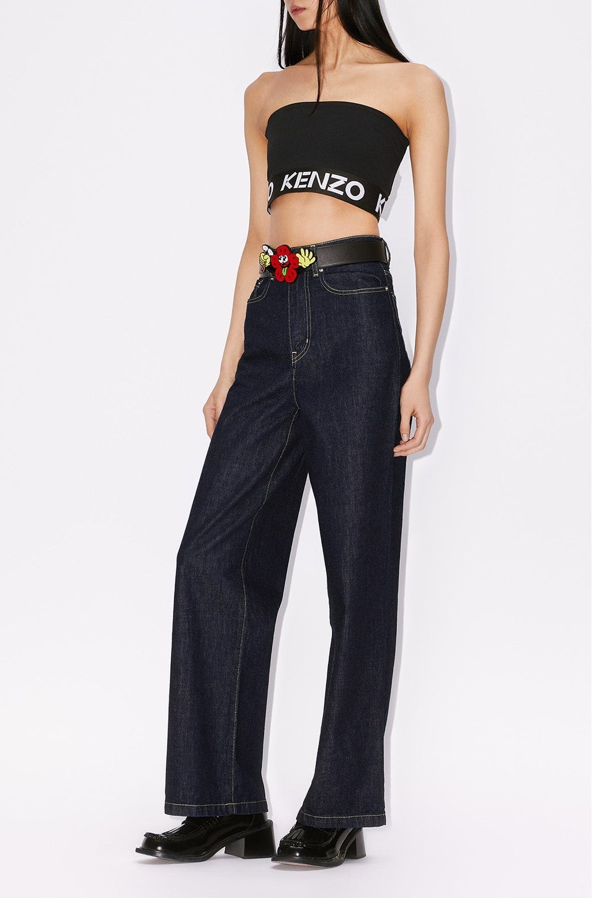 Kenzo" strapless bra - Black