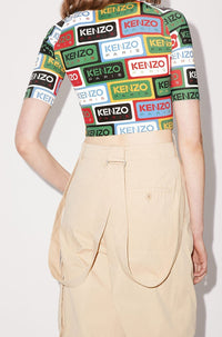 Blouse courte Kenzo Labels - Multicolor