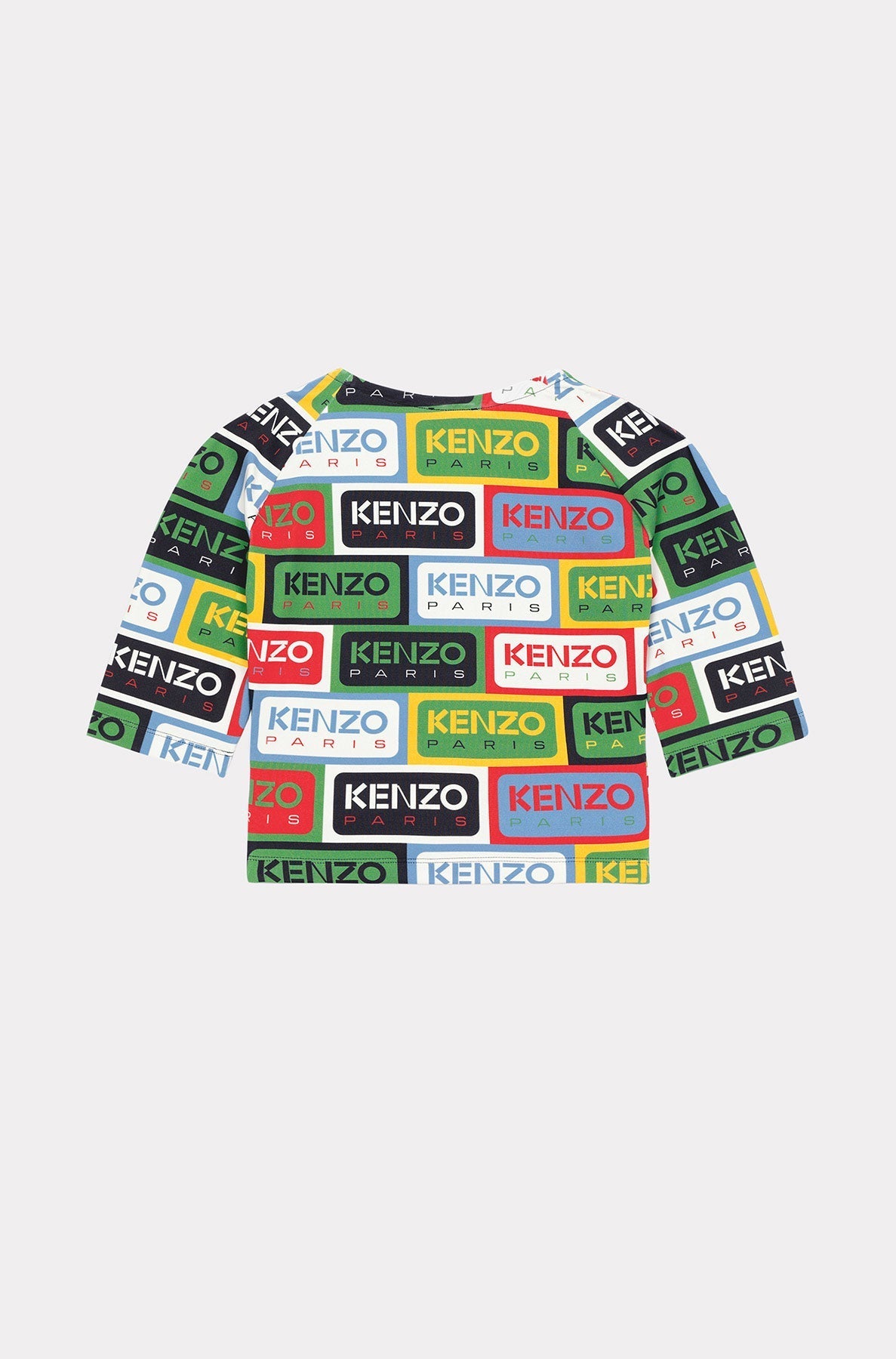 Blouse courte Kenzo Labels - Multicolor