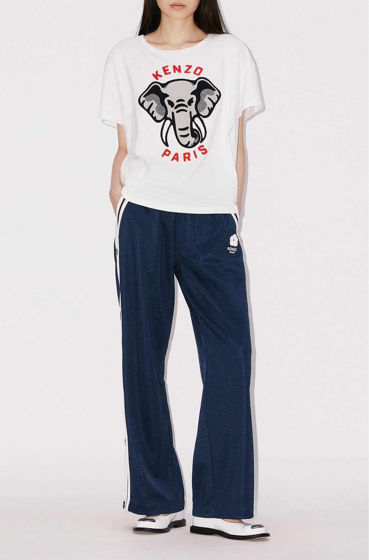 Kenzo Elephant" casual T-shirt - Off White