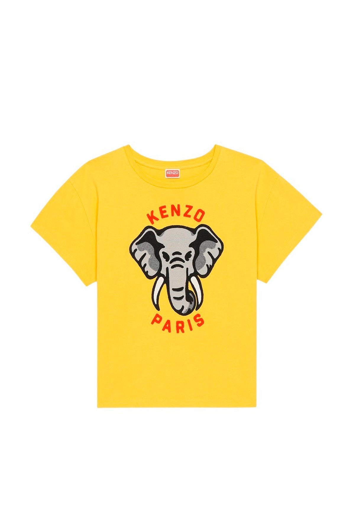 T-shirt décontracté "Kenzo Éléphant" - Golden Yellow