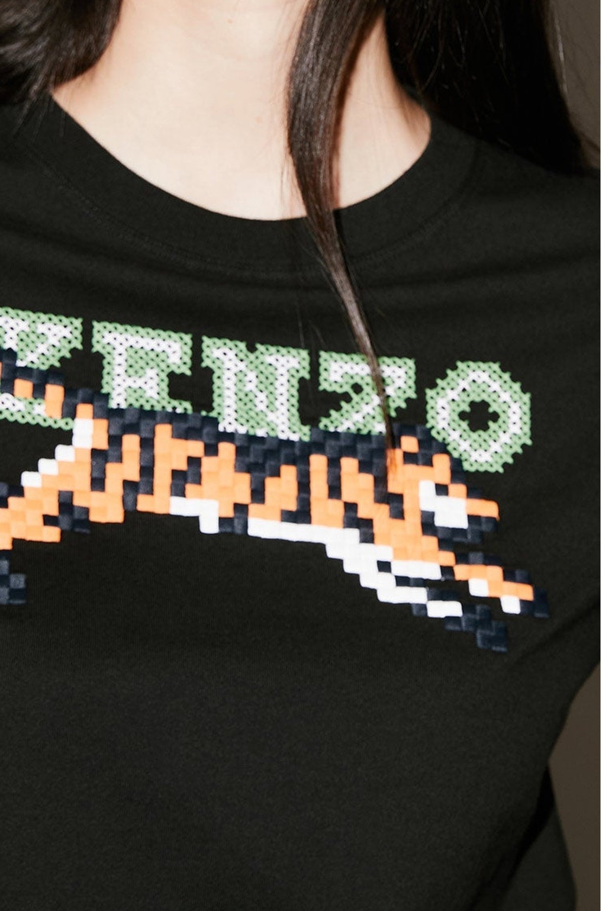 Kenzo Pixel T-shirt - Black