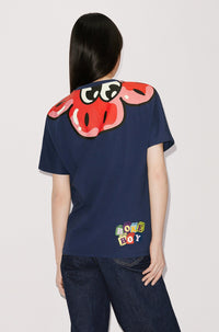 T-shirt kimono Boke Boy - Midnight Blue