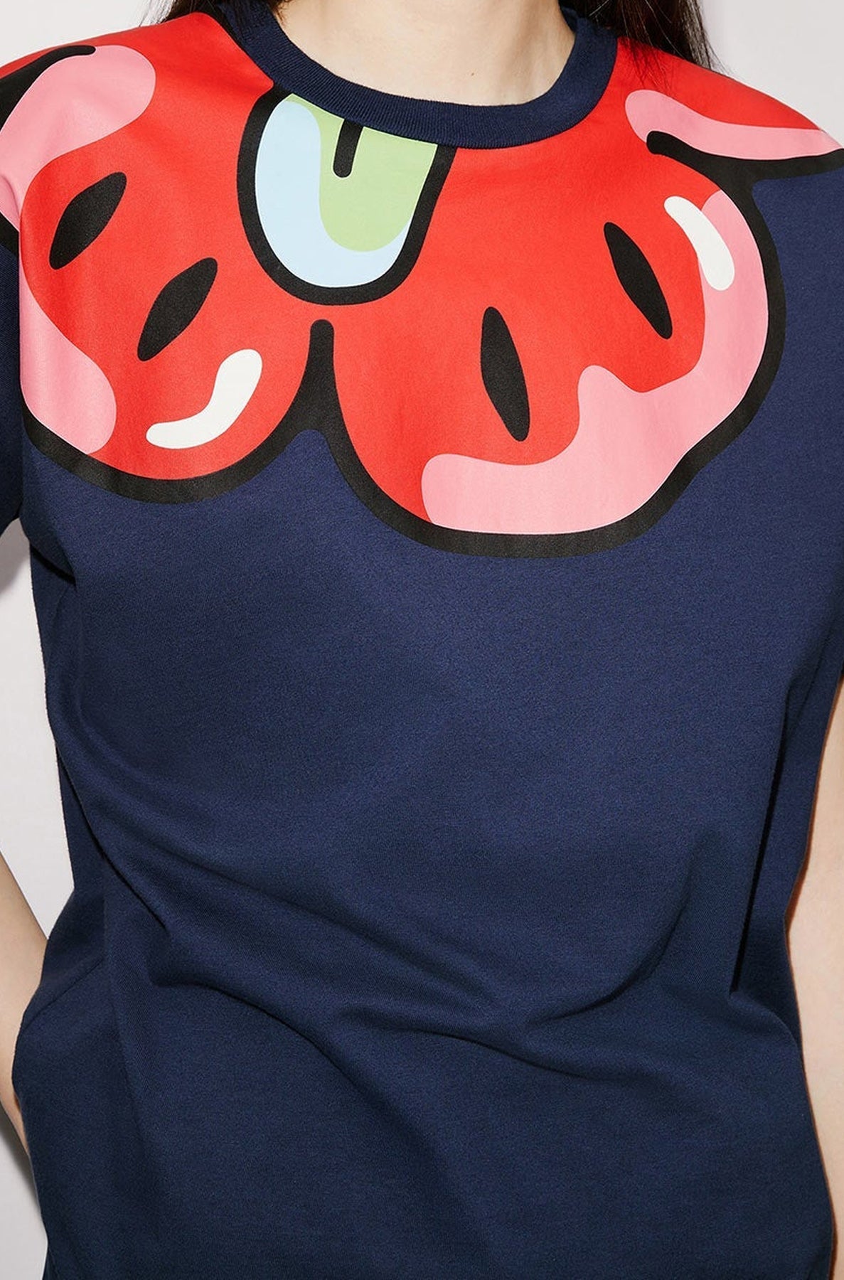 T-shirt kimono Boke Boy - Midnight Blue