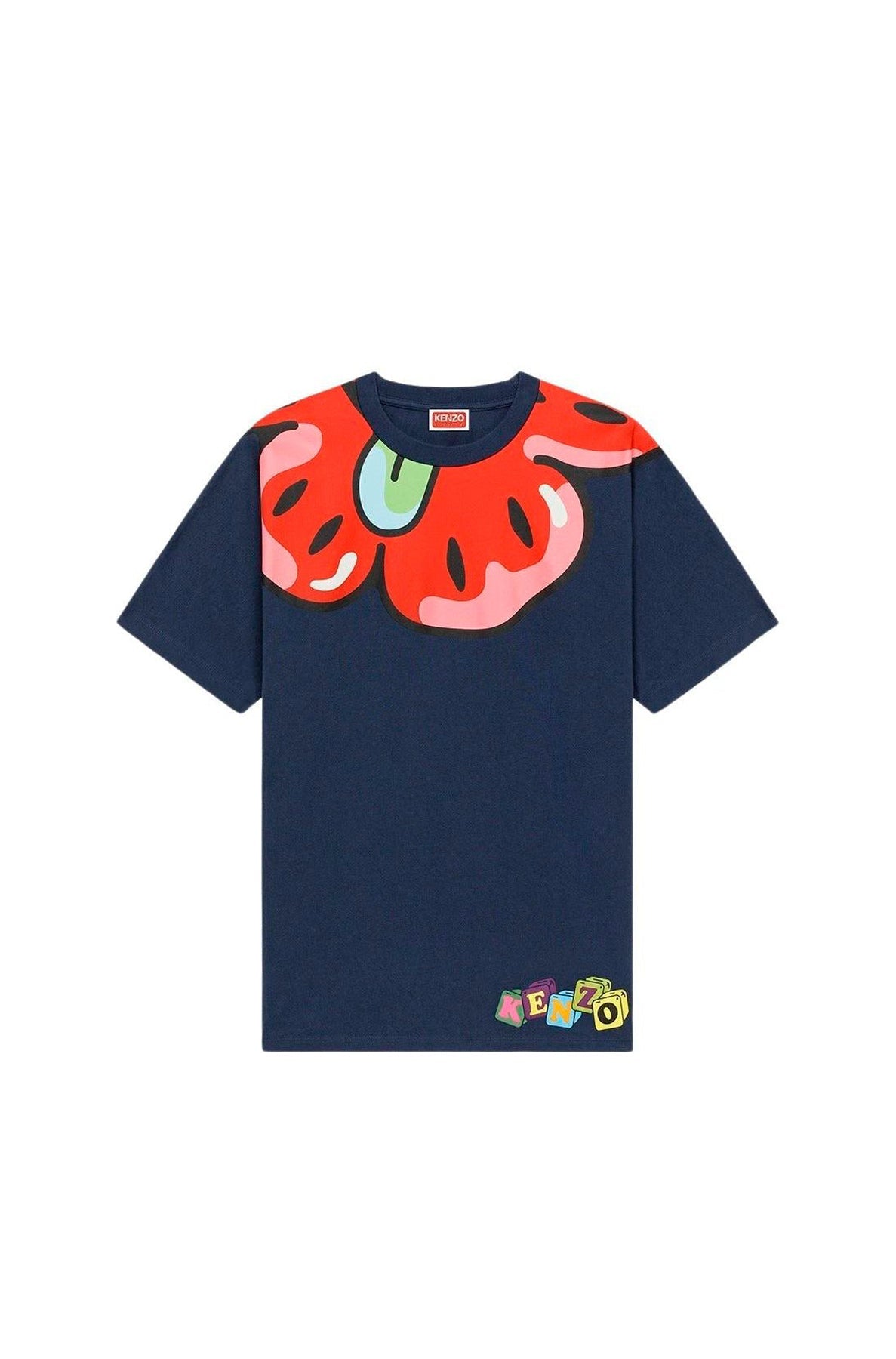 T-shirt kimono Boke Boy - Midnight Blue