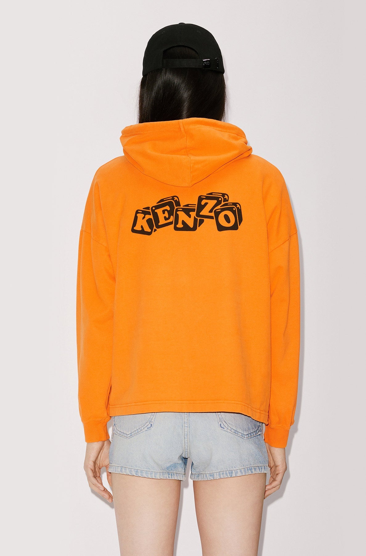 Boke Boy Travels" hooded t-shirt - Medium Orange