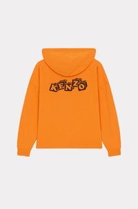 Boke Boy Travels" hooded t-shirt - Medium Orange