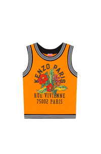 Débardeur en vrac "Aloha Flower Tattoo" - Medium Orange