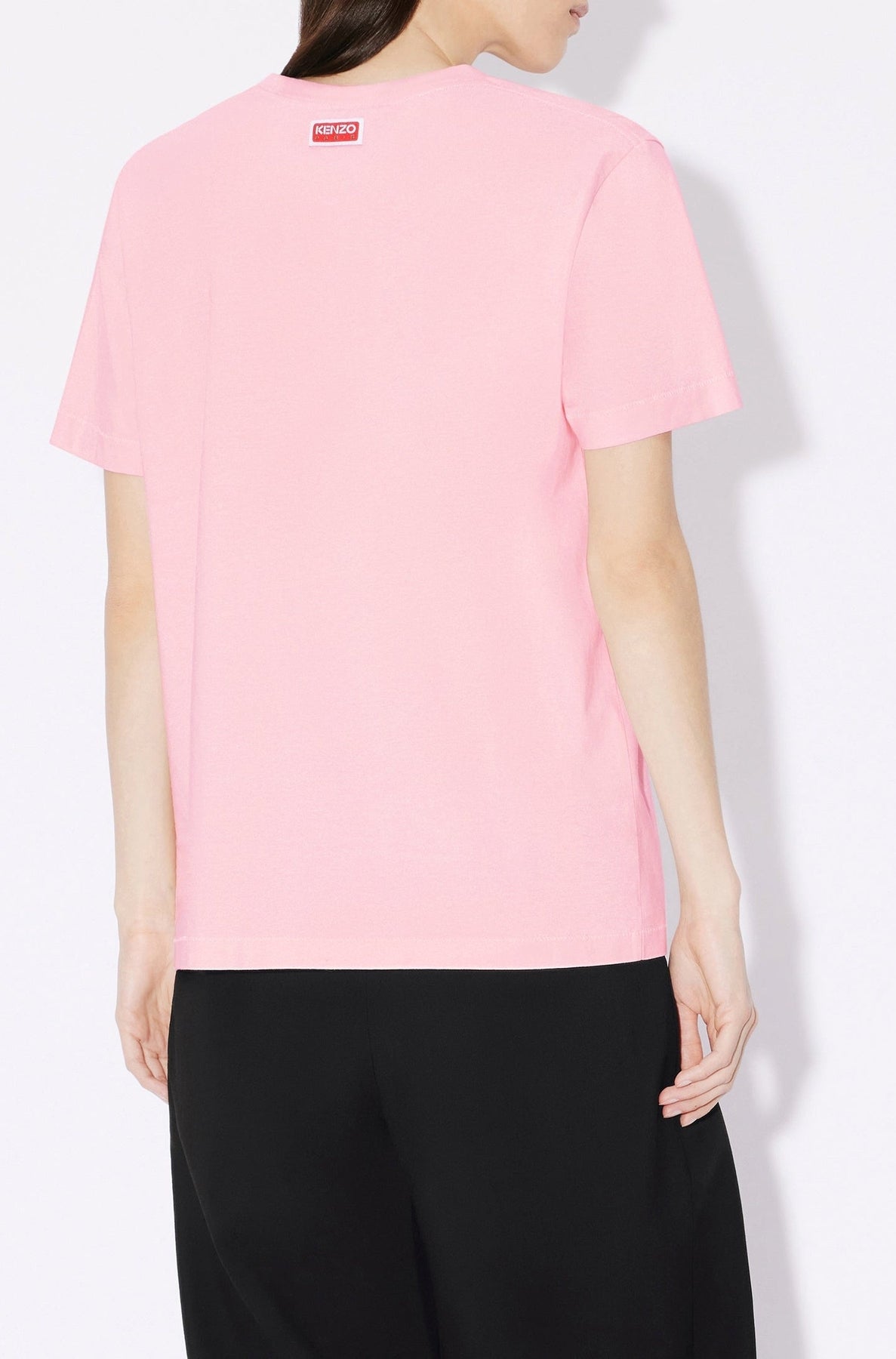 Loose Boke Flower T-shirt - Faded Pink