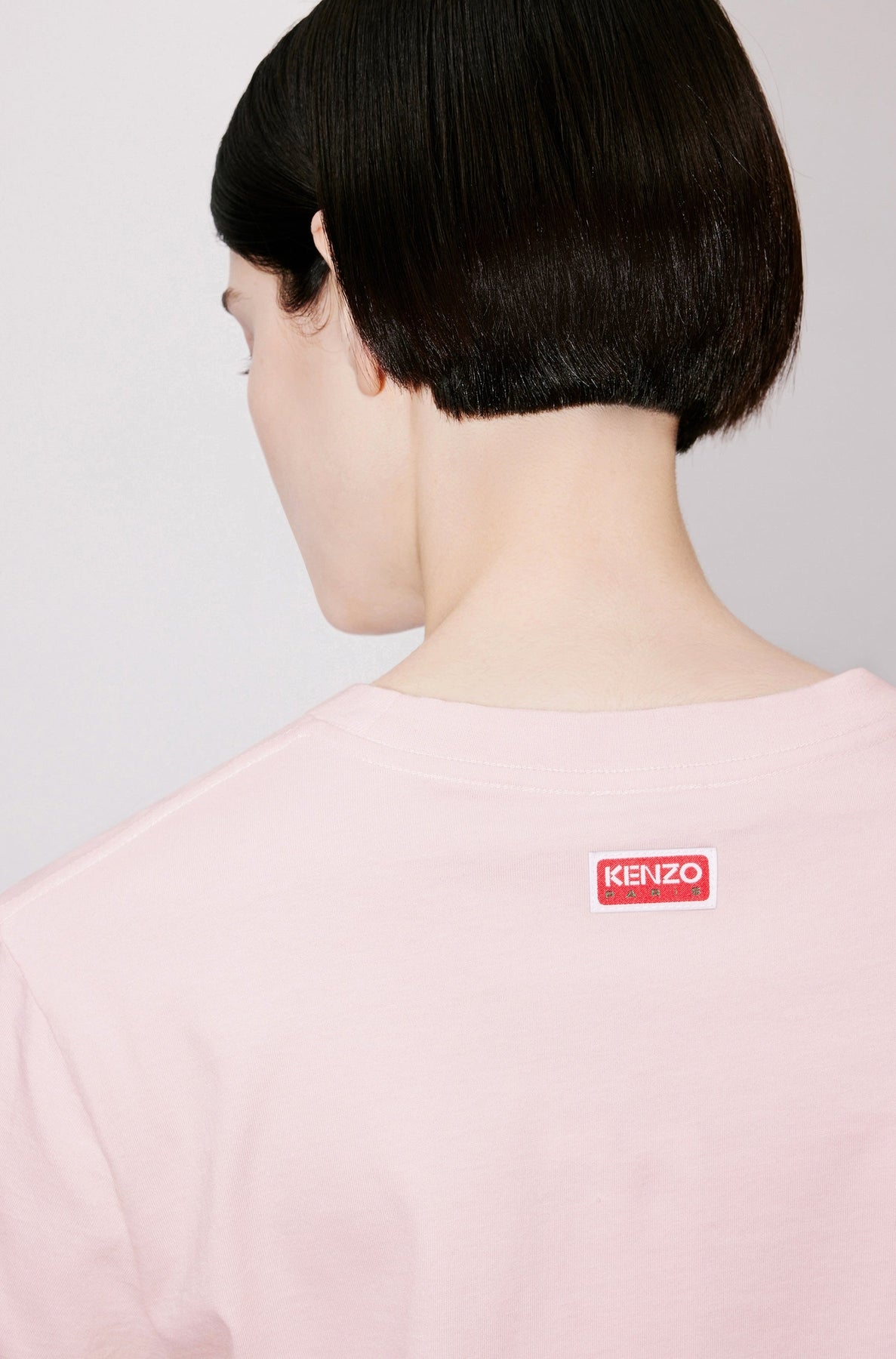 Loose Boke Flower T-shirt - Faded Pink
