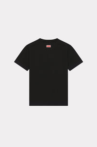 T-shirt loose Boke Flower - Black